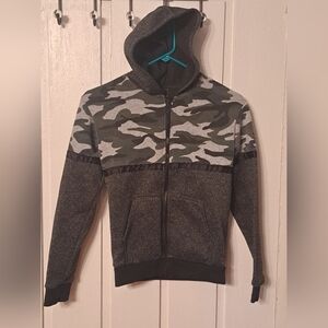Boys Jacket Size Large 12 Camo Old Skool